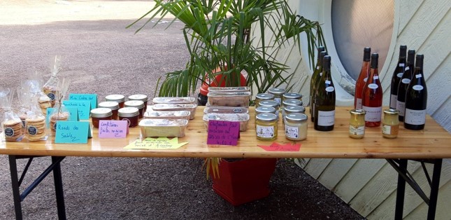 Marché local Photo de produits en vente